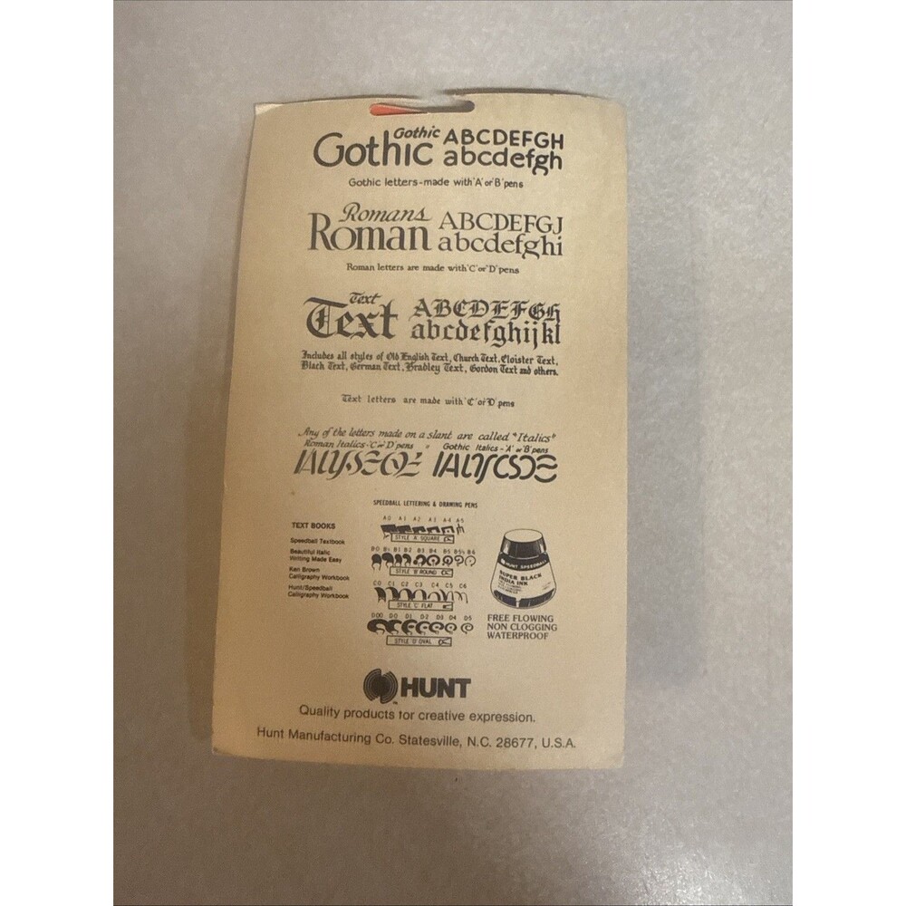 Speedball C Style Lettering Set - Picture 5 of 10
